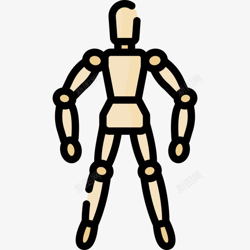 人体模型艺术设计29线性颜色svg_新图网 https://ixintu.com 人体 模型 艺术设计 线性 颜色