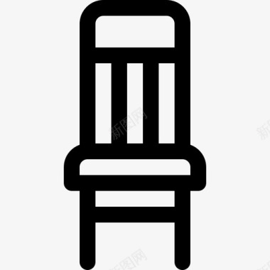 椅子家具190直线型图标