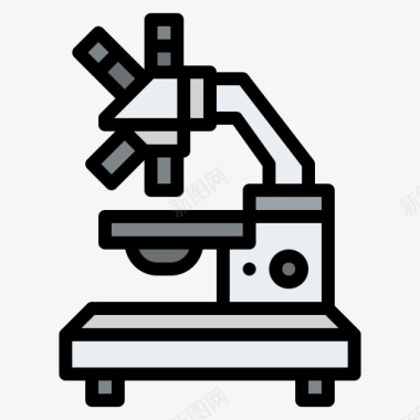 显微镜科学155线色图标