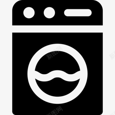 洗衣机智能家居35填充图标