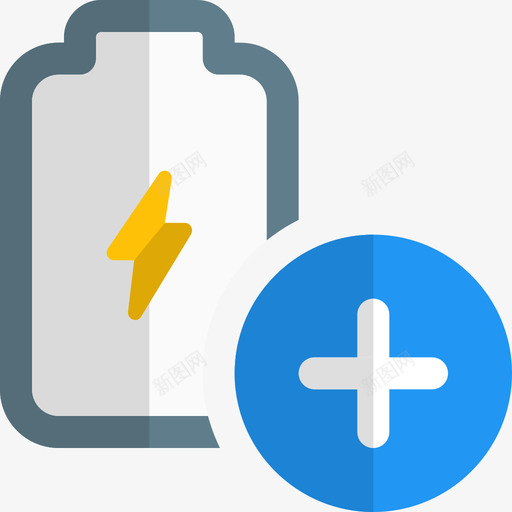 充电电池和电源3电量不足svg_新图网 https://ixintu.com 充电 电池 电源 电量 不足