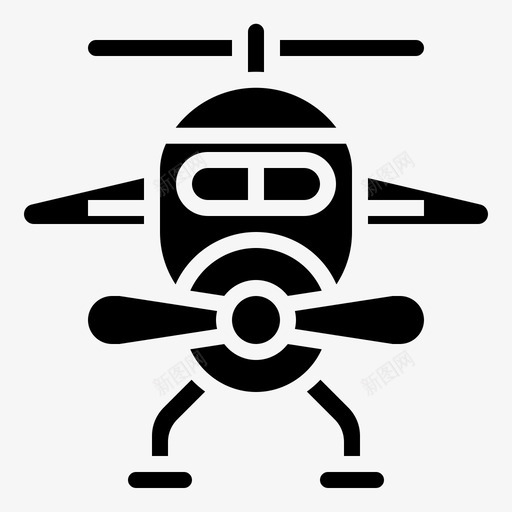 直升机新的和轴颈4填充svg_新图网 https://ixintu.com 直升机 新的 轴颈 填充