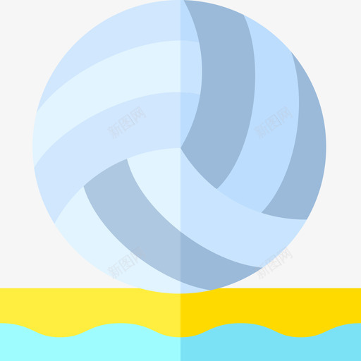 沙滩排球水上运动9平板svg_新图网 https://ixintu.com 沙滩排球 水上运动 平板