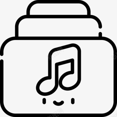 专辑音乐160线性图标