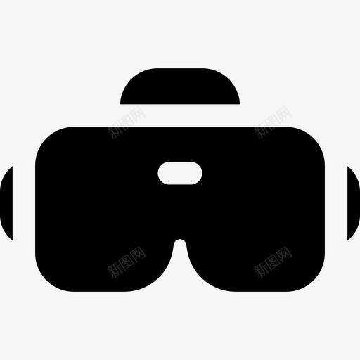 Vr眼镜物联网115填充svg_新图网 https://ixintu.com Vr 眼镜 联网 填充