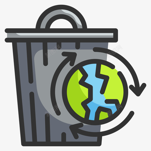 回收利用气候变化41线性颜色svg_新图网 https://ixintu.com 回收 利用 气候变化 线性 颜色