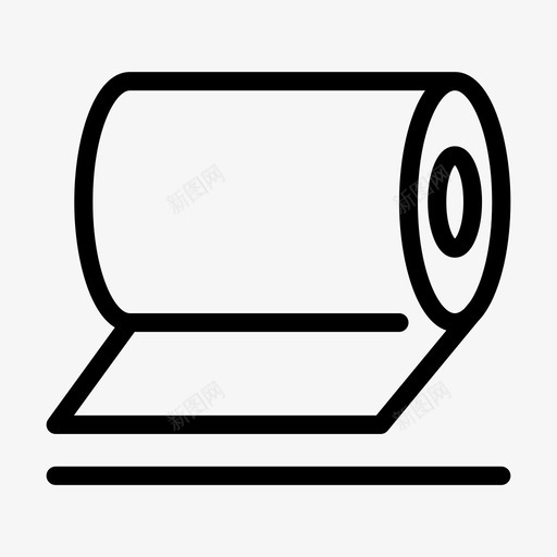 纸巾卷清洁纸张svg_新图网 https://ixintu.com 纸巾 清洁 纸张 卫生间 医疗卫生 标志