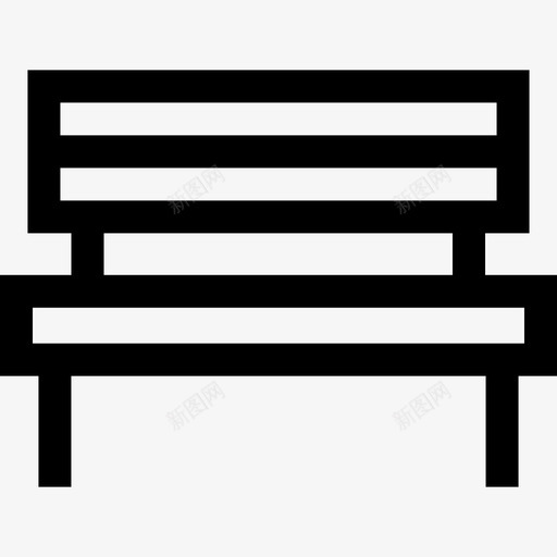 长凳公共服务26直线svg_新图网 https://ixintu.com 长凳 公共服务 直线