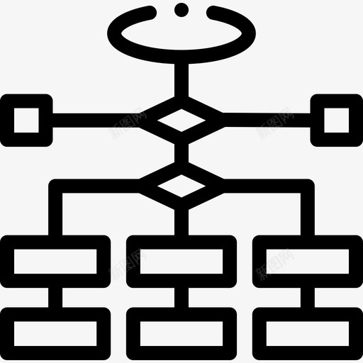 流程图人工智能110线性svg_新图网 https://ixintu.com 流程图 人工智能 线性