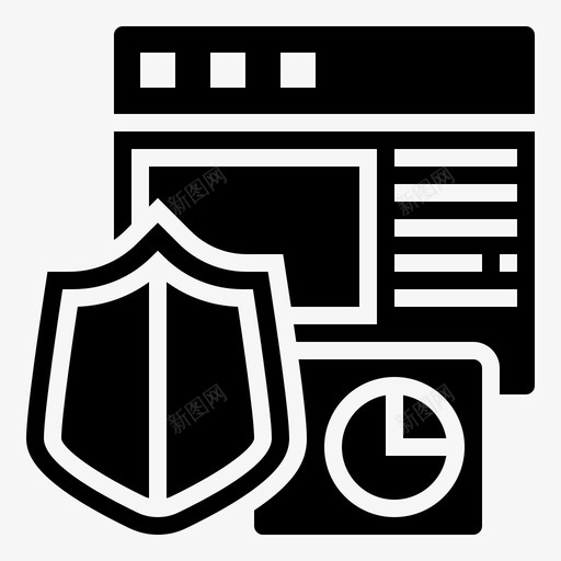 Web保护Web托管77字形svg_新图网 https://ixintu.com Web 保护 托管 字形