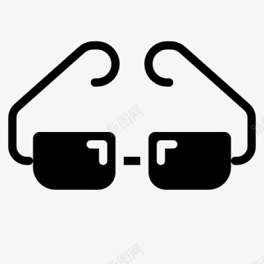 光学眼镜眼镜光学图标