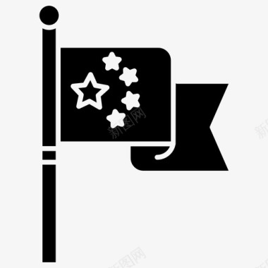 国旗中文4字形图标