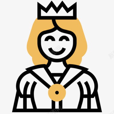 王子皇室元素2黄影图标