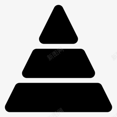 金字塔职业结构图标