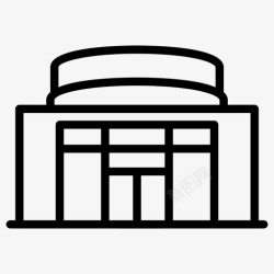 社区中心社区中心建筑市政厅市民中心高清图片