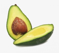 楠瓜牛油果绿色水果自然食物免扣透明图水果楠哒二哒哒小瓜高清图片