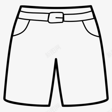 男式短裤百慕大短裤图标
