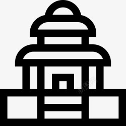 28克科纳克太阳寺地标和古迹28处直线形高清图片
