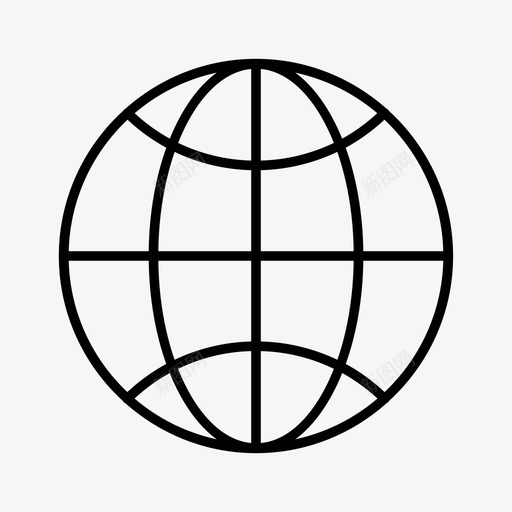 地球仪地图旋转地图svg_新图网 https://ixintu.com 地图 地球仪 旋转 圆形