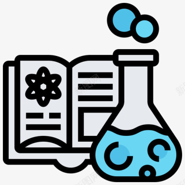 科学生物化学22线性颜色图标