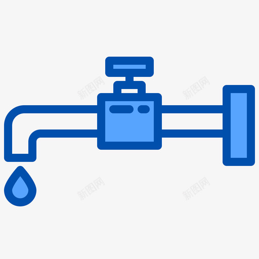 水龙头绿色能源蓝色svg_新图网 https://ixintu.com 水龙头 绿色 能源 蓝色