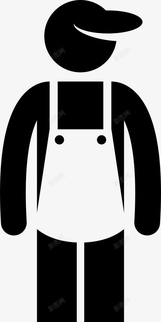 商人围裙帽子svg_新图网 https://ixintu.com 帽子 小贩 商人 围裙 卖家 食品 路边