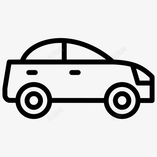 豪车出租车网上订车svg_新图网 https://ixintu.com 豪车 出租车 网上 订车 轮廓 笔划