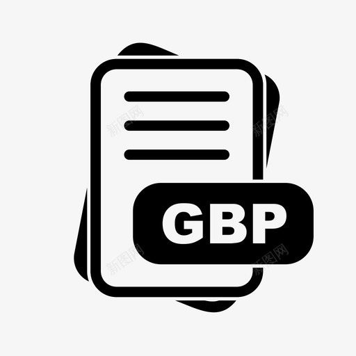 gbp文件扩展名gbp文件扩展名图标svg_新图网 https://ixintu.com gbp 文件 扩展名 图标