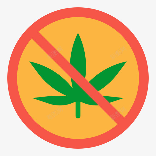 禁止大麻11平淡svg_新图网 https://ixintu.com 禁止 大麻 平淡