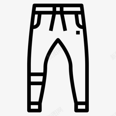 裤子衣服27直线型图标