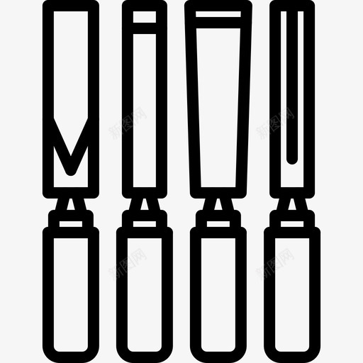 直形木凿5svg_新图网 https://ixintu.com 直形 木凿