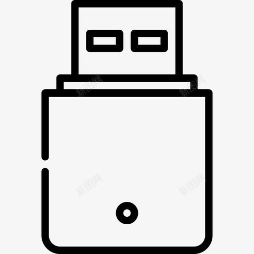 Usb数字服务22线性svg_新图网 https://ixintu.com Usb 数字 服务 线性