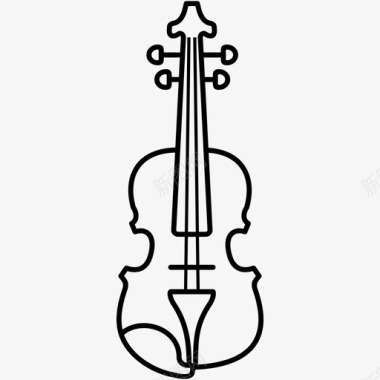 小提琴古典音乐乐器图标