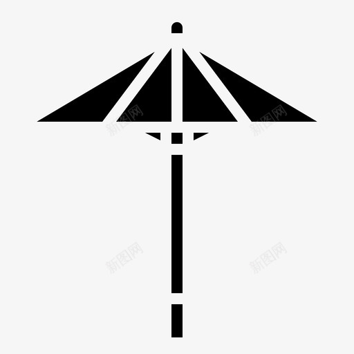 日本雨天雨伞svg_新图网 https://ixintu.com 日本 雨天 雨伞 实心