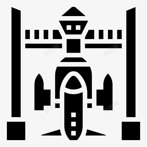 航天器卫星14字形svg_新图网 https://ixintu.com 航天器 卫星 字形