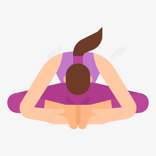 瑜伽瑜伽姿势1平躺svg_新图网 https://ixintu.com 瑜伽 姿势 平躺