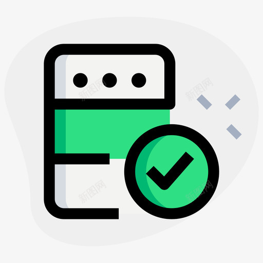 已验证web应用程序数据库5圆形形状svg_新图网 https://ixintu.com 验证 web 应用程序 数据库 圆形 形状