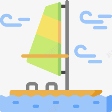 风帆冲浪极限运动30平板图标
