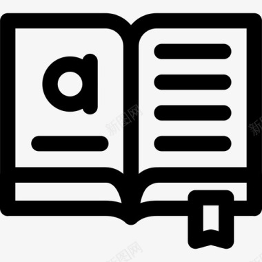 阅读活跃的生活方式46线性图标