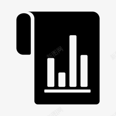 报告分析图表图标