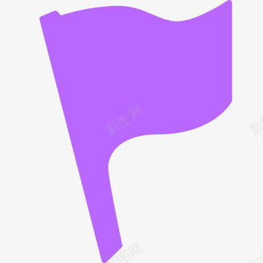 旗子紫图标