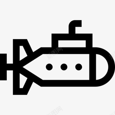 潜艇56号水手直线型图标