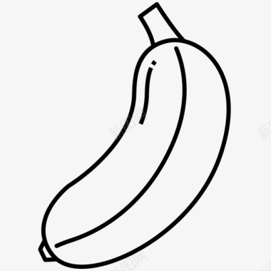 香蕉饮食食物图标