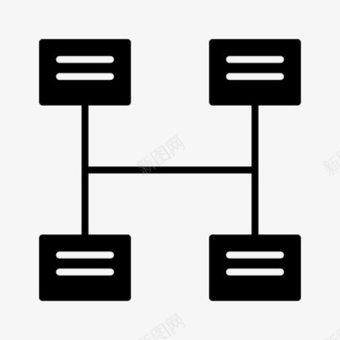 层次结构搜索引擎优化网站地图图标