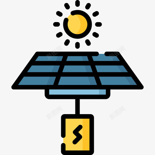 太阳能地球母亲节21线性颜色svg_新图网 https://ixintu.com 太阳能 地球 母亲节 线性 颜色