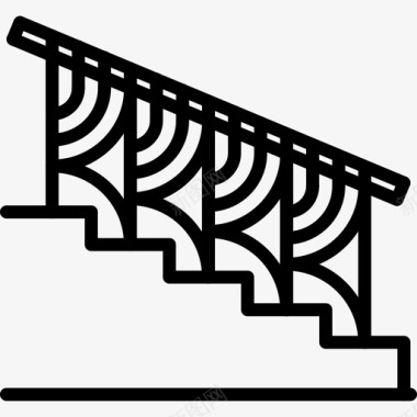 楼梯铁匠直线图标