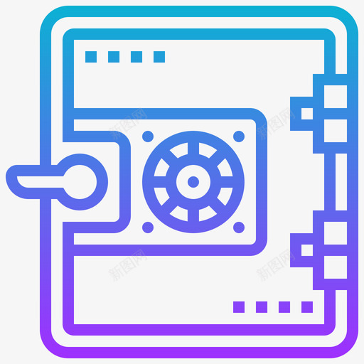 保险箱当铺4号梯度svg_新图网 https://ixintu.com 保险箱 当铺 4号 梯度