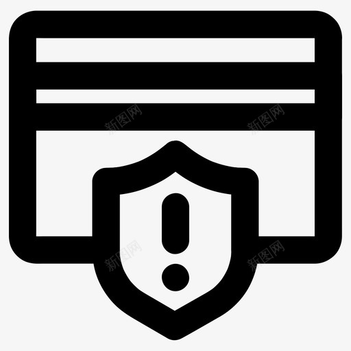 卡片警告警告错误svg_新图网 https://ixintu.com 警告 卡片 错误 保护 安全