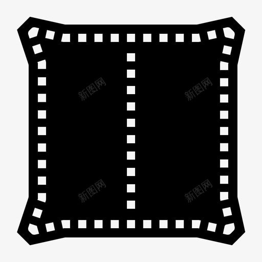 皮革裁缝1填充svg_新图网 https://ixintu.com 皮革 裁缝 填充