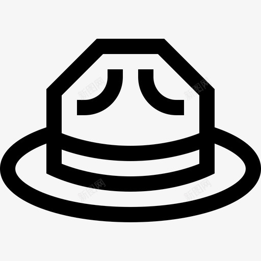 帽子加拿大27线性svg_新图网 https://ixintu.com 帽子 加拿大 线性